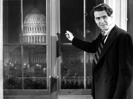 Jimmy Steward in Mr. Smith Goes to Washington